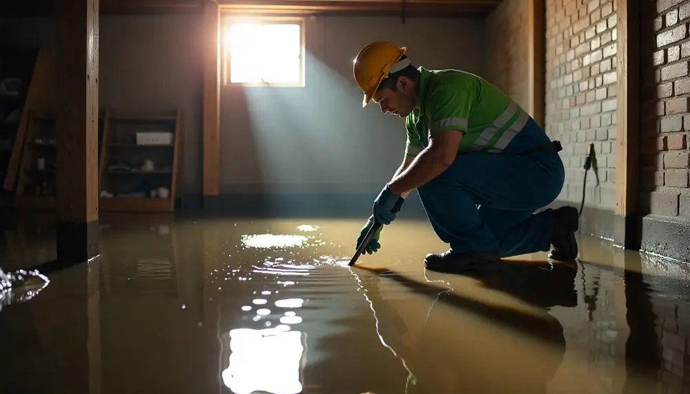 Professional water damage restoration services in Porum, OK